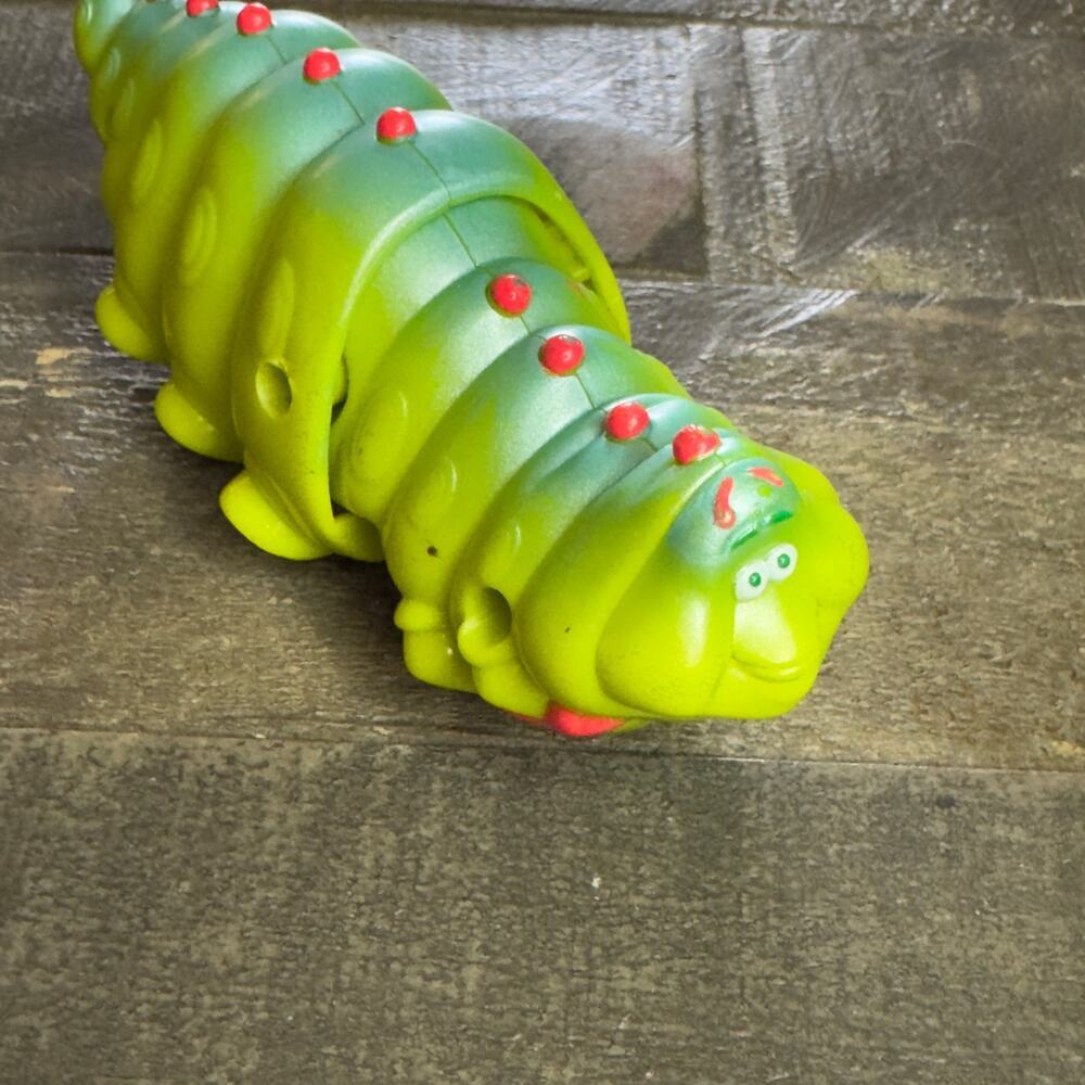 A Bug’s Life 1998 Vintage McDonalds Toy Heimlich Green Caterpillar Cake Topper